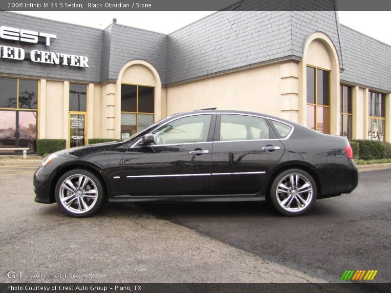 Black Obsidian / Stone 2008 Infiniti M 35 S Sedan