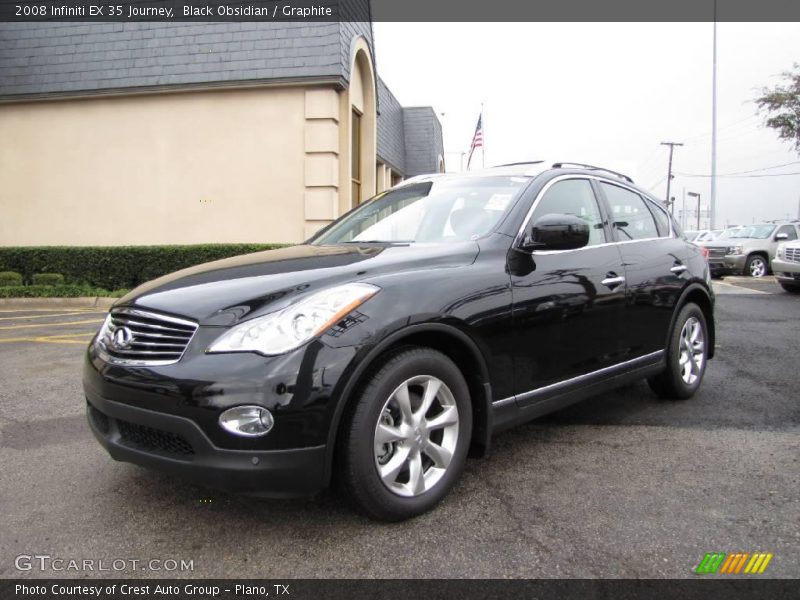 Black Obsidian / Graphite 2008 Infiniti EX 35 Journey