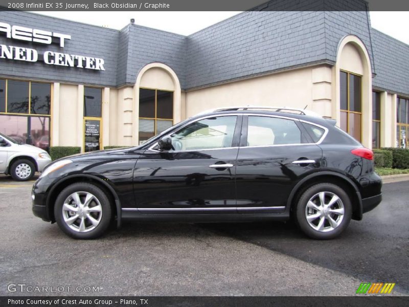 Black Obsidian / Graphite 2008 Infiniti EX 35 Journey