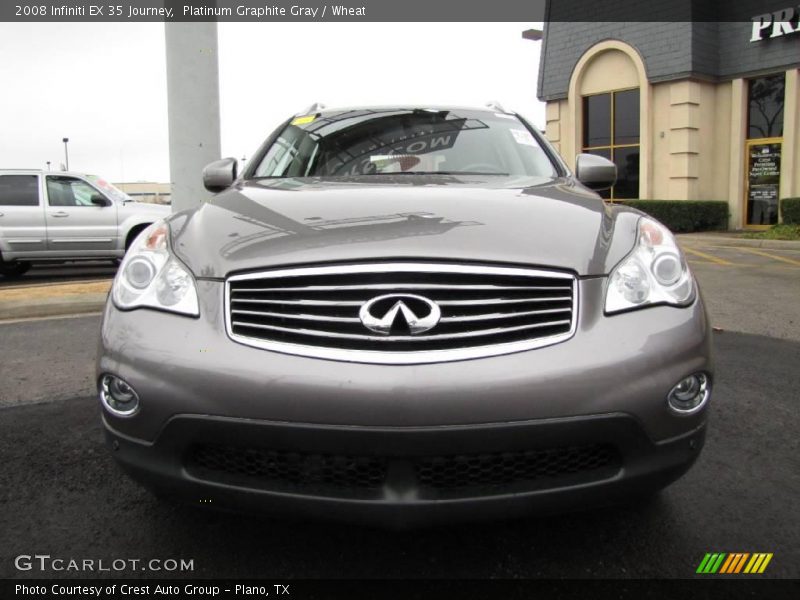 Platinum Graphite Gray / Wheat 2008 Infiniti EX 35 Journey