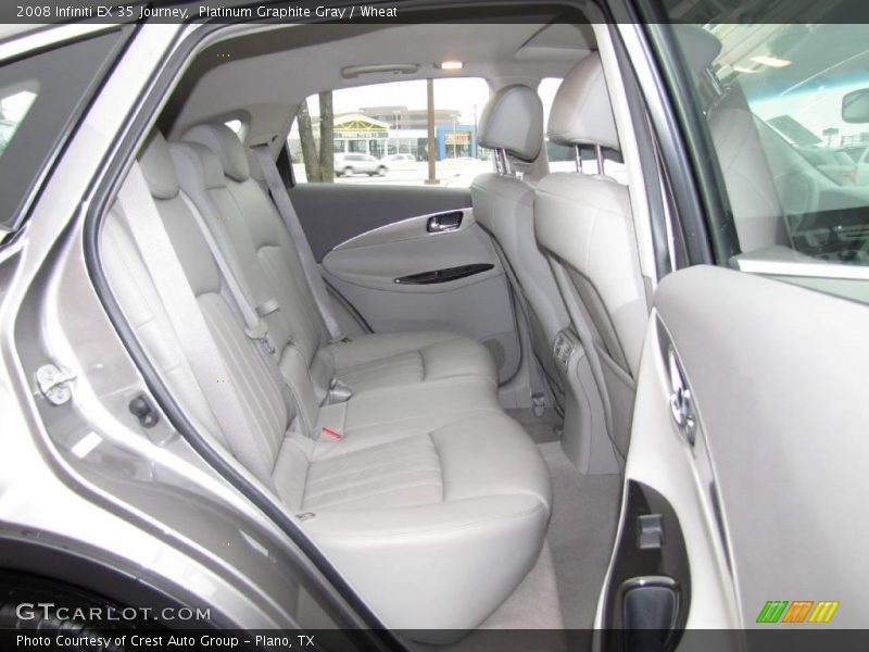 Platinum Graphite Gray / Wheat 2008 Infiniti EX 35 Journey