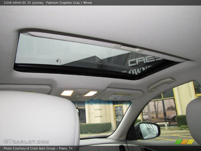 Platinum Graphite Gray / Wheat 2008 Infiniti EX 35 Journey