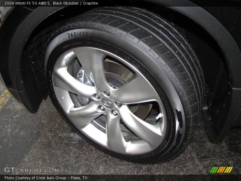 Black Obsidian / Graphite 2009 Infiniti FX 50 AWD S