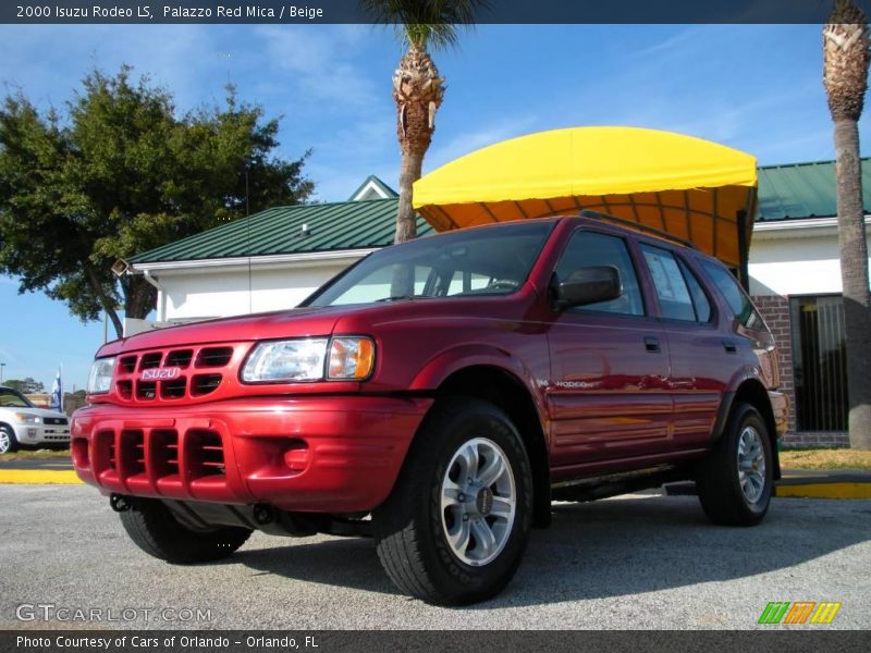 Palazzo Red Mica / Beige 2000 Isuzu Rodeo LS