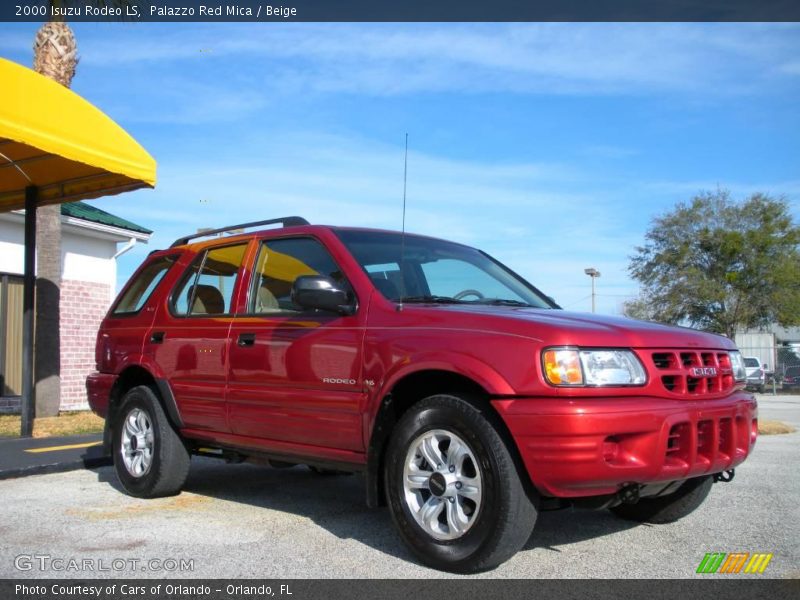 Palazzo Red Mica / Beige 2000 Isuzu Rodeo LS