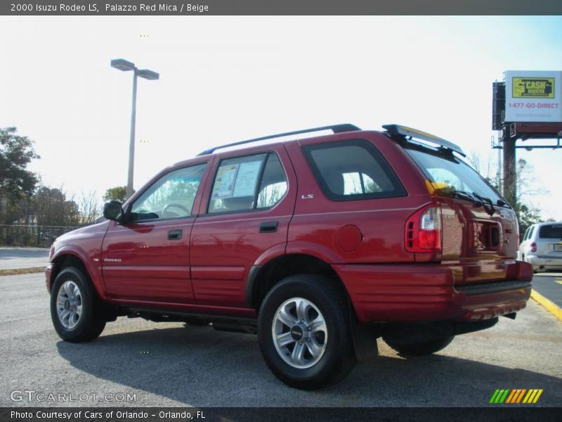 Palazzo Red Mica / Beige 2000 Isuzu Rodeo LS