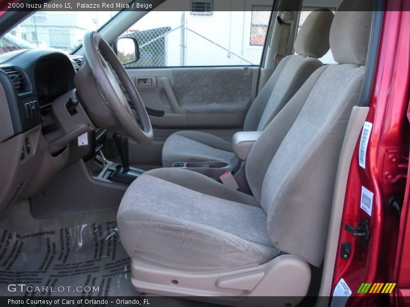 Palazzo Red Mica / Beige 2000 Isuzu Rodeo LS