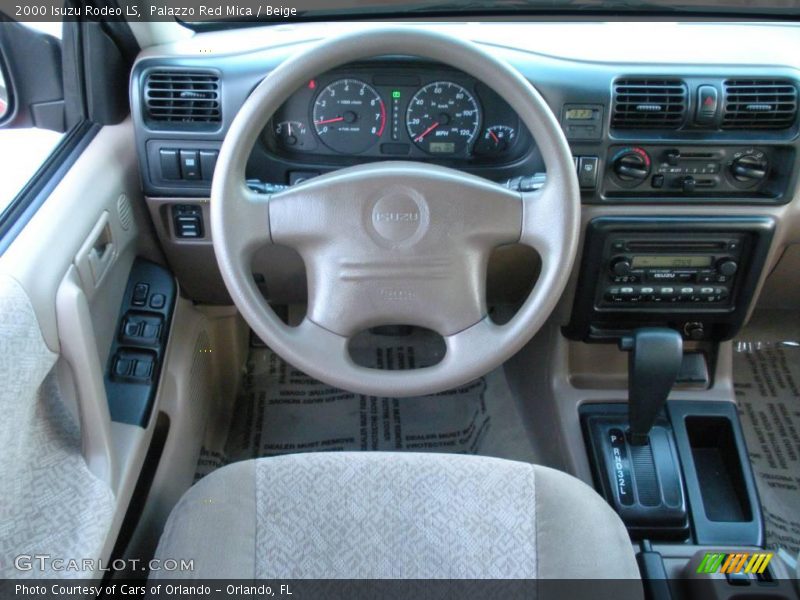 Palazzo Red Mica / Beige 2000 Isuzu Rodeo LS