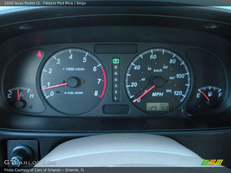 Palazzo Red Mica / Beige 2000 Isuzu Rodeo LS