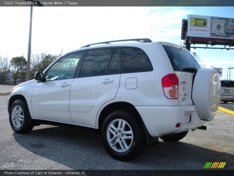 Natural White / Taupe 2002 Toyota RAV4