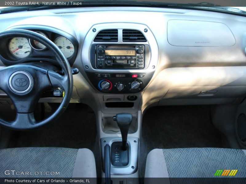 Natural White / Taupe 2002 Toyota RAV4