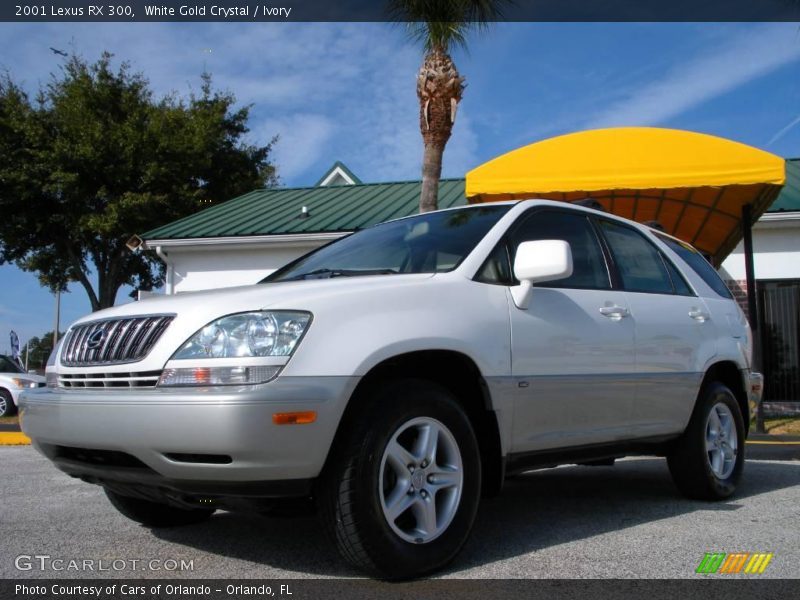 White Gold Crystal / Ivory 2001 Lexus RX 300