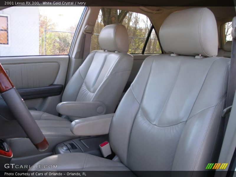 White Gold Crystal / Ivory 2001 Lexus RX 300