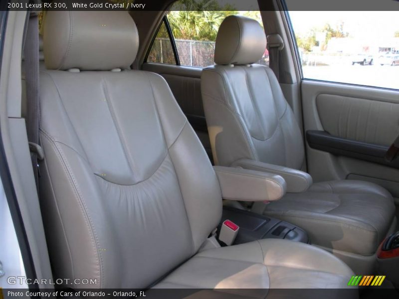 White Gold Crystal / Ivory 2001 Lexus RX 300
