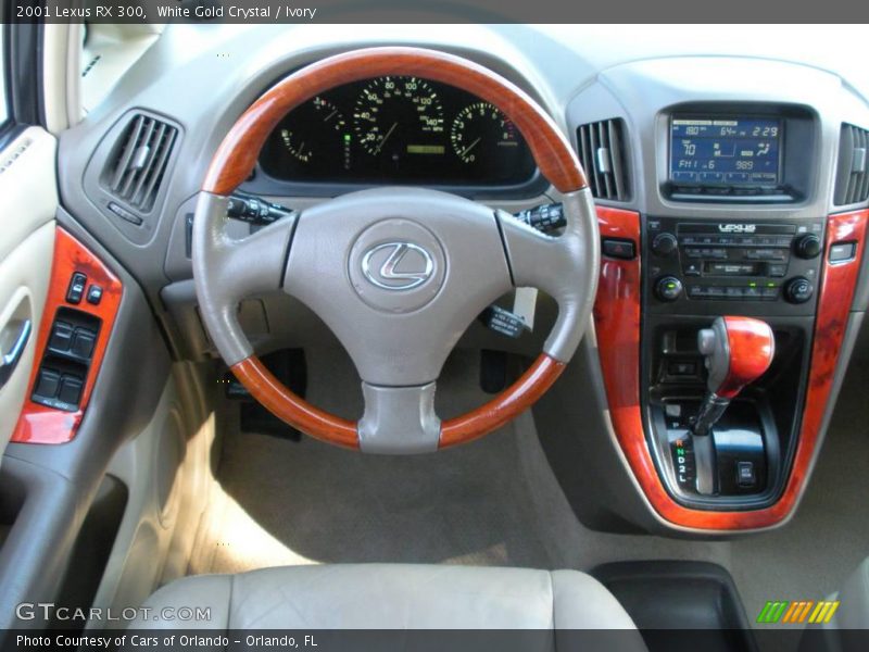 White Gold Crystal / Ivory 2001 Lexus RX 300