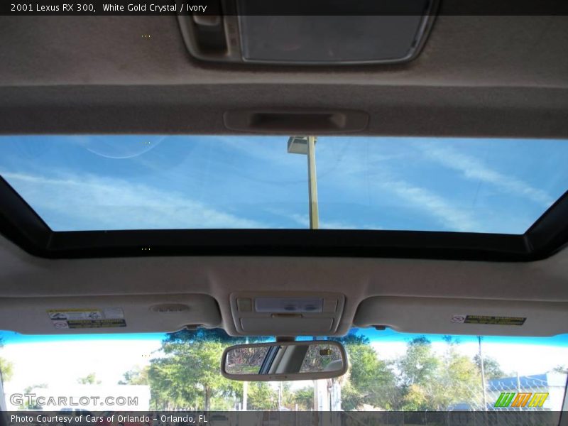 White Gold Crystal / Ivory 2001 Lexus RX 300