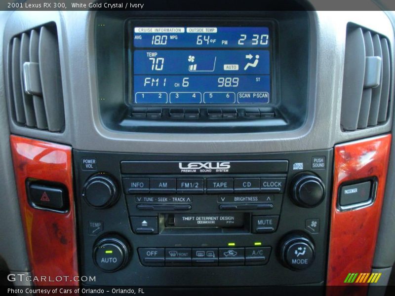 White Gold Crystal / Ivory 2001 Lexus RX 300