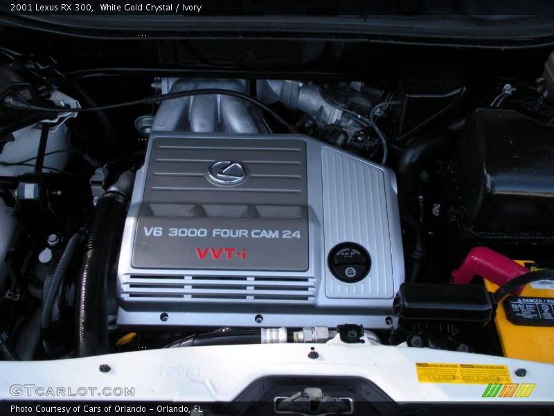 White Gold Crystal / Ivory 2001 Lexus RX 300