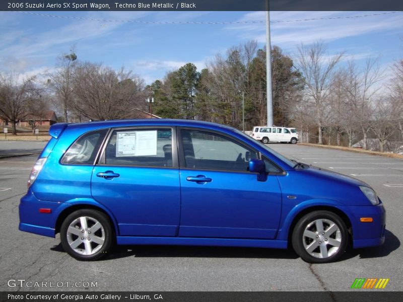 Techno Blue Metallic / Black 2006 Suzuki Aerio SX Sport Wagon