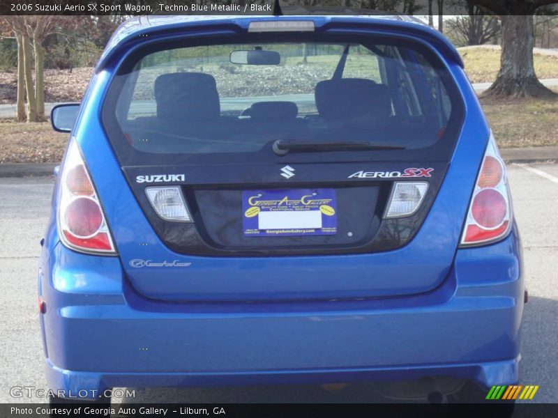 Techno Blue Metallic / Black 2006 Suzuki Aerio SX Sport Wagon