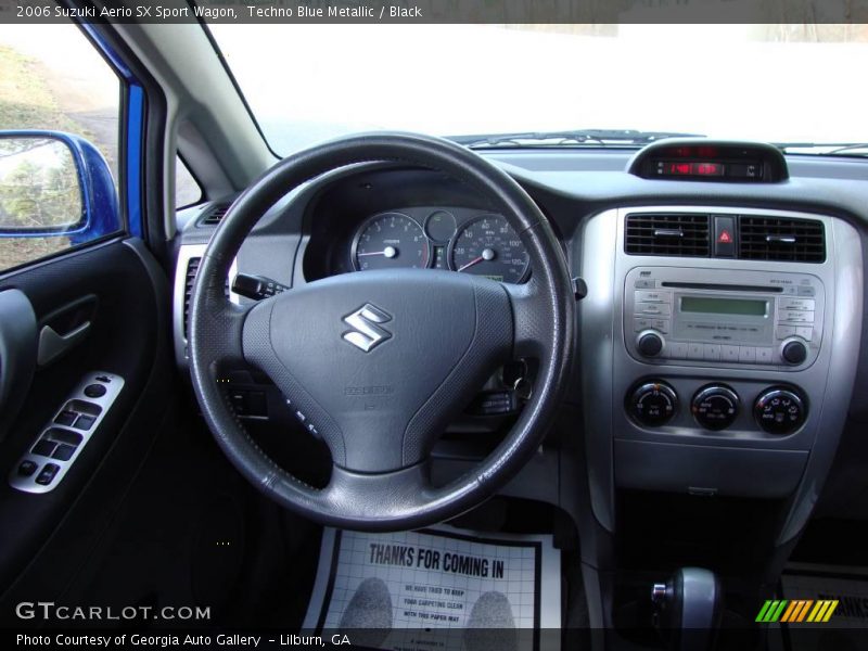 Techno Blue Metallic / Black 2006 Suzuki Aerio SX Sport Wagon