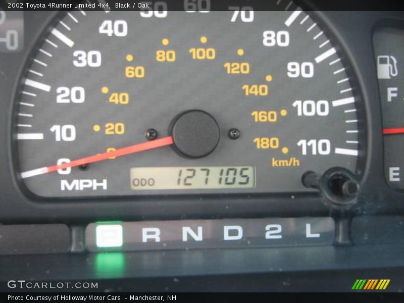 Black / Oak 2002 Toyota 4Runner Limited 4x4