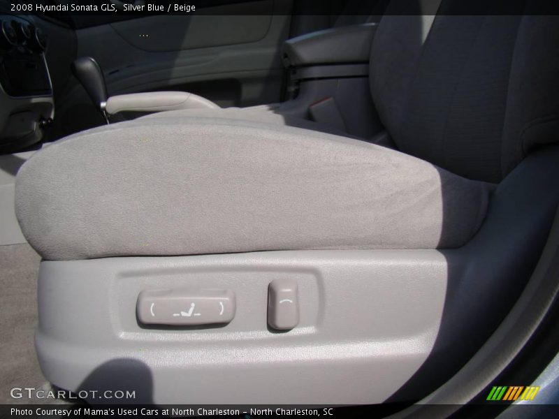 Silver Blue / Beige 2008 Hyundai Sonata GLS