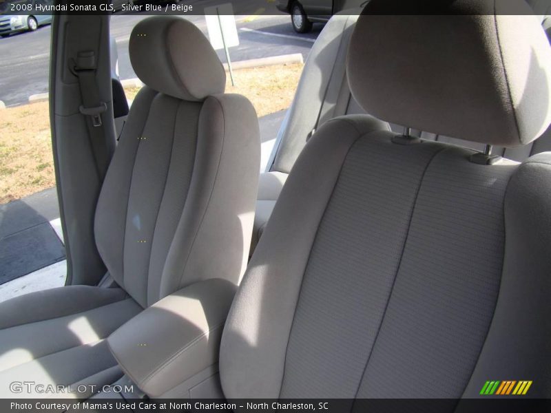Silver Blue / Beige 2008 Hyundai Sonata GLS