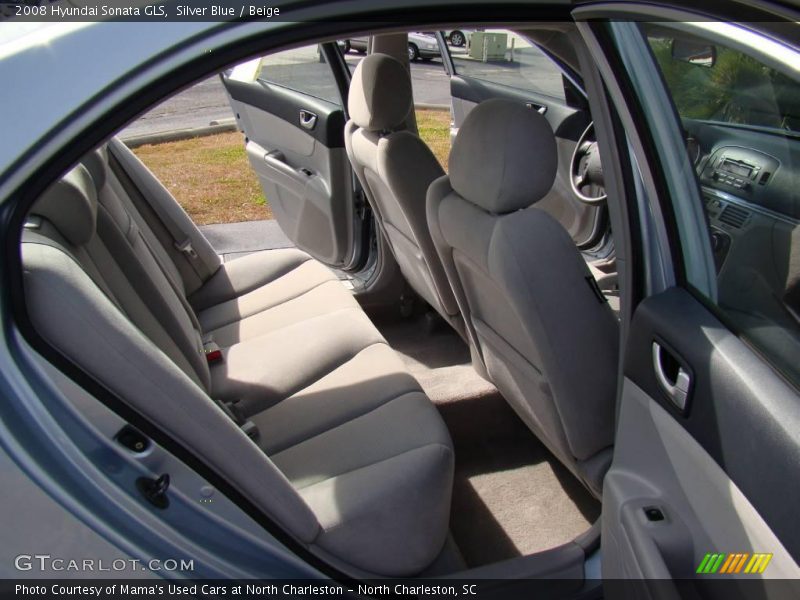 Silver Blue / Beige 2008 Hyundai Sonata GLS