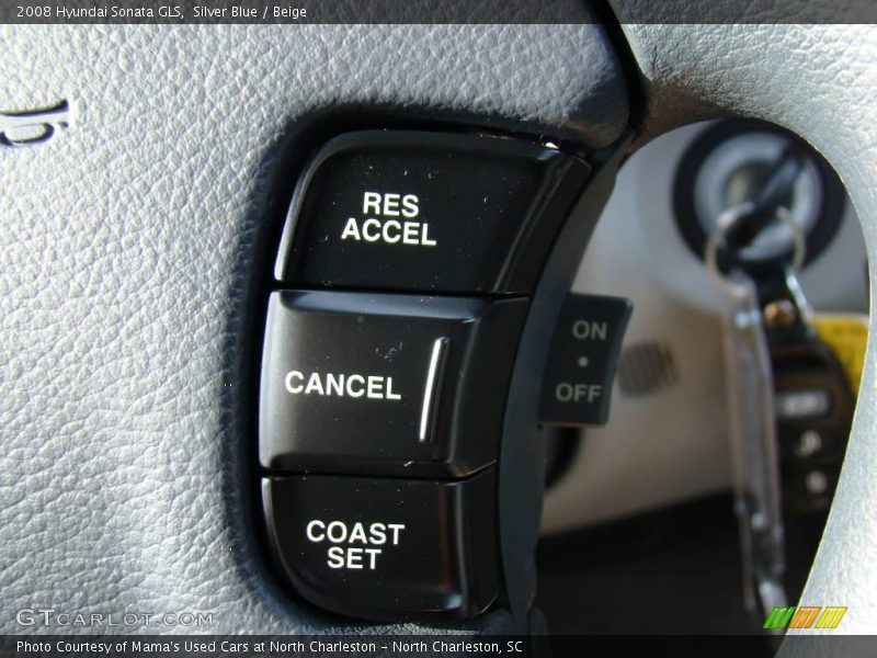 Silver Blue / Beige 2008 Hyundai Sonata GLS
