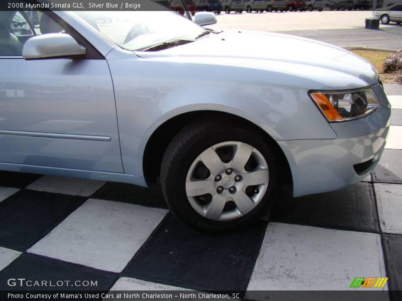 Silver Blue / Beige 2008 Hyundai Sonata GLS
