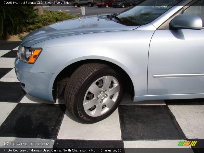 Silver Blue / Beige 2008 Hyundai Sonata GLS