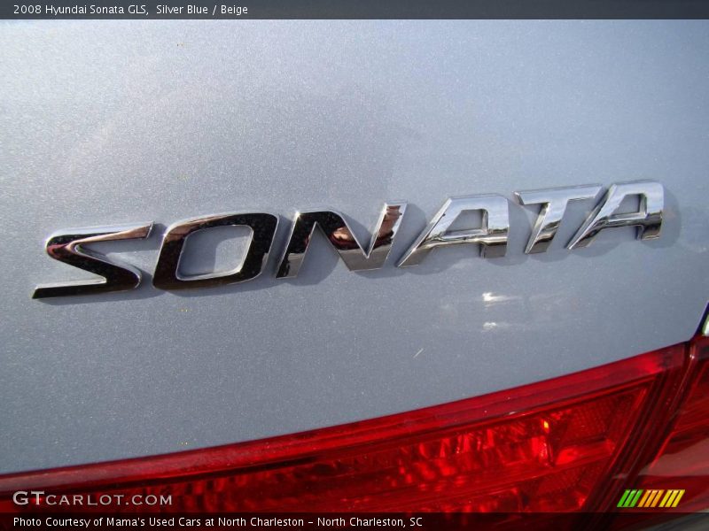 Silver Blue / Beige 2008 Hyundai Sonata GLS