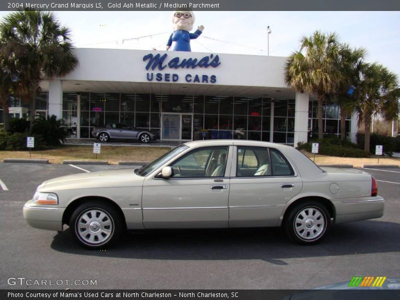 Gold Ash Metallic / Medium Parchment 2004 Mercury Grand Marquis LS