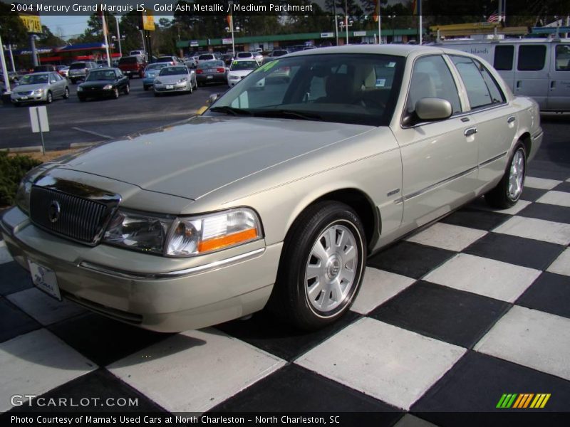 Gold Ash Metallic / Medium Parchment 2004 Mercury Grand Marquis LS
