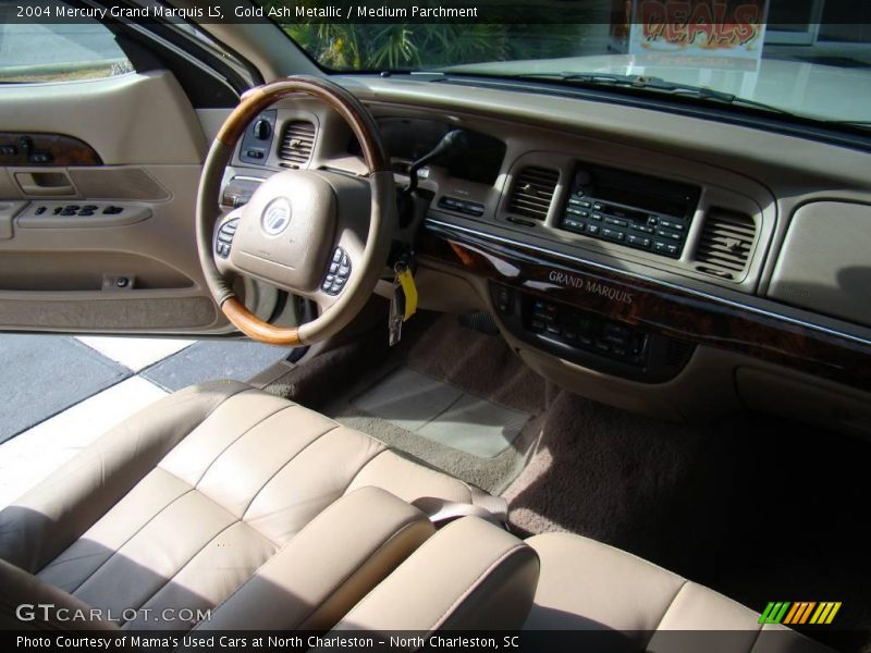 Gold Ash Metallic / Medium Parchment 2004 Mercury Grand Marquis LS