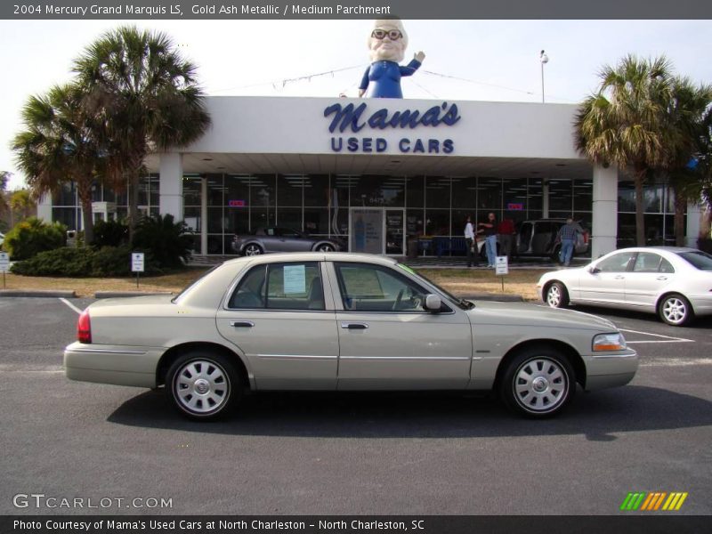 Gold Ash Metallic / Medium Parchment 2004 Mercury Grand Marquis LS