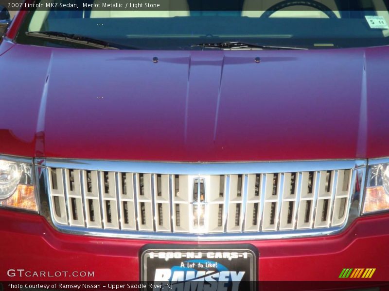 Merlot Metallic / Light Stone 2007 Lincoln MKZ Sedan