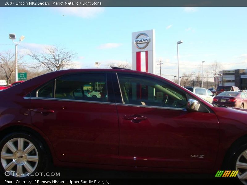 Merlot Metallic / Light Stone 2007 Lincoln MKZ Sedan