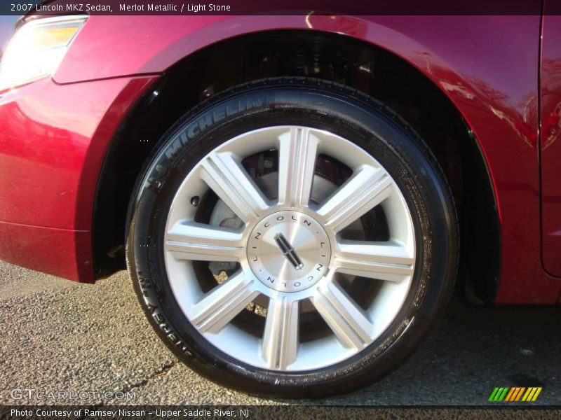 Merlot Metallic / Light Stone 2007 Lincoln MKZ Sedan