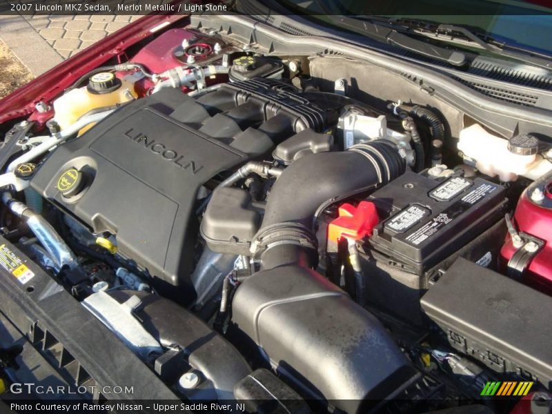 Merlot Metallic / Light Stone 2007 Lincoln MKZ Sedan