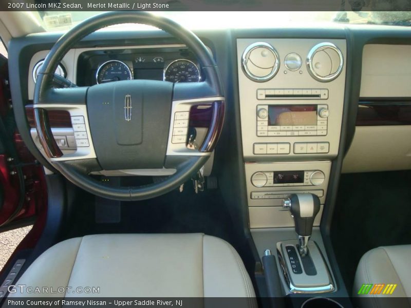 Merlot Metallic / Light Stone 2007 Lincoln MKZ Sedan