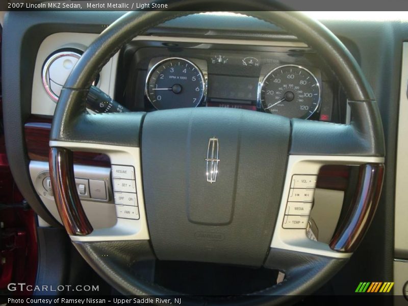 Merlot Metallic / Light Stone 2007 Lincoln MKZ Sedan