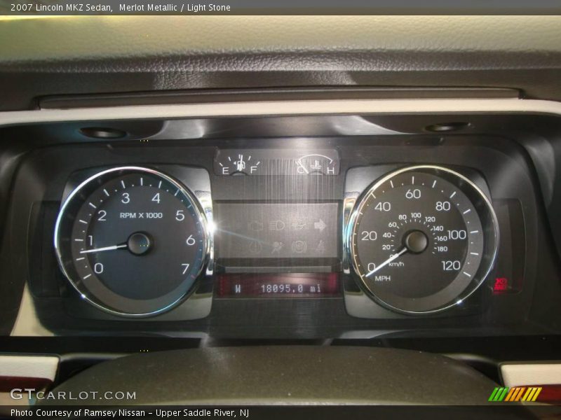 Merlot Metallic / Light Stone 2007 Lincoln MKZ Sedan