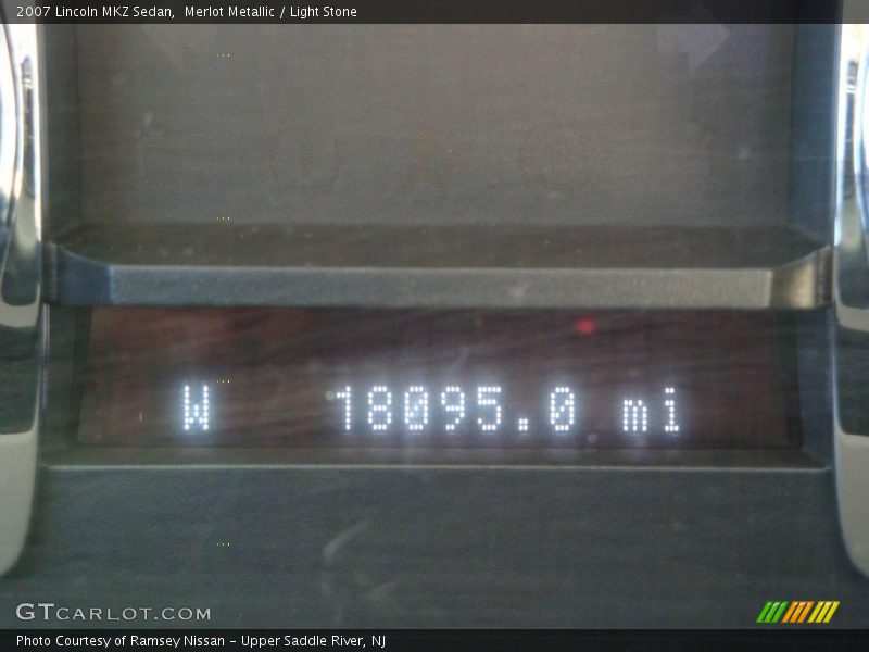 Merlot Metallic / Light Stone 2007 Lincoln MKZ Sedan