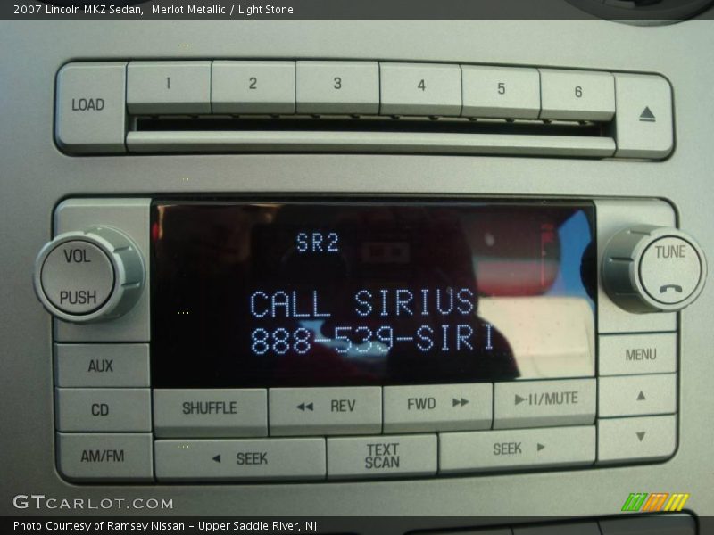 Merlot Metallic / Light Stone 2007 Lincoln MKZ Sedan