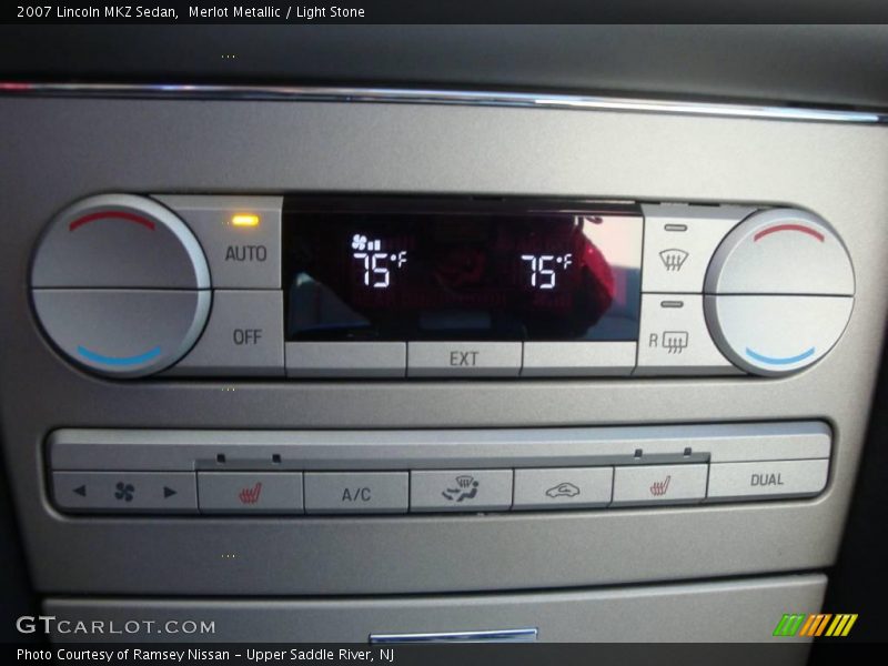 Merlot Metallic / Light Stone 2007 Lincoln MKZ Sedan