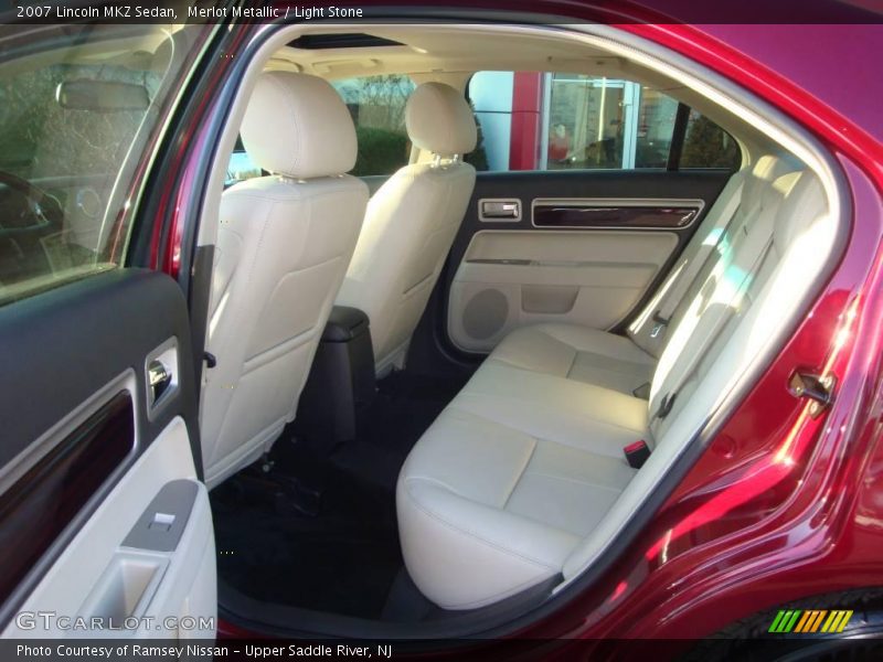 Merlot Metallic / Light Stone 2007 Lincoln MKZ Sedan
