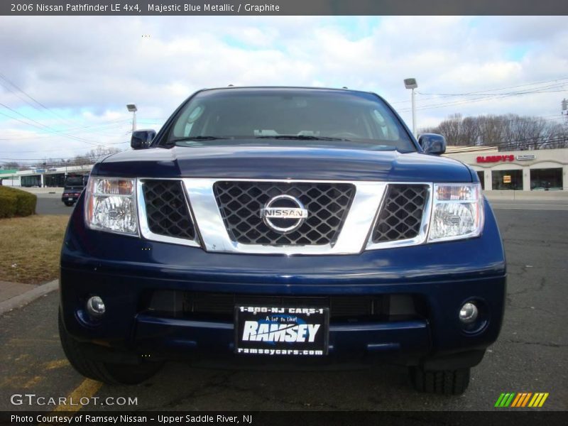 Majestic Blue Metallic / Graphite 2006 Nissan Pathfinder LE 4x4