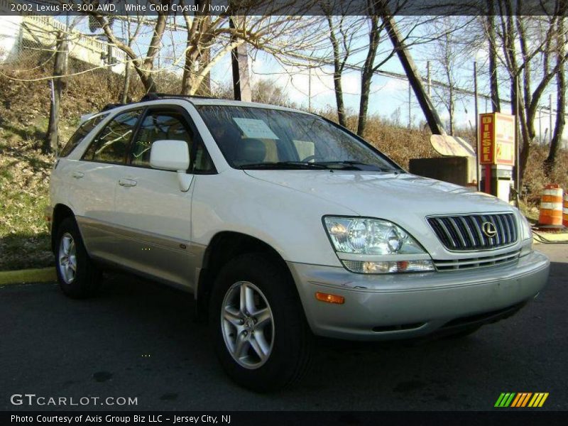 White Gold Crystal / Ivory 2002 Lexus RX 300 AWD